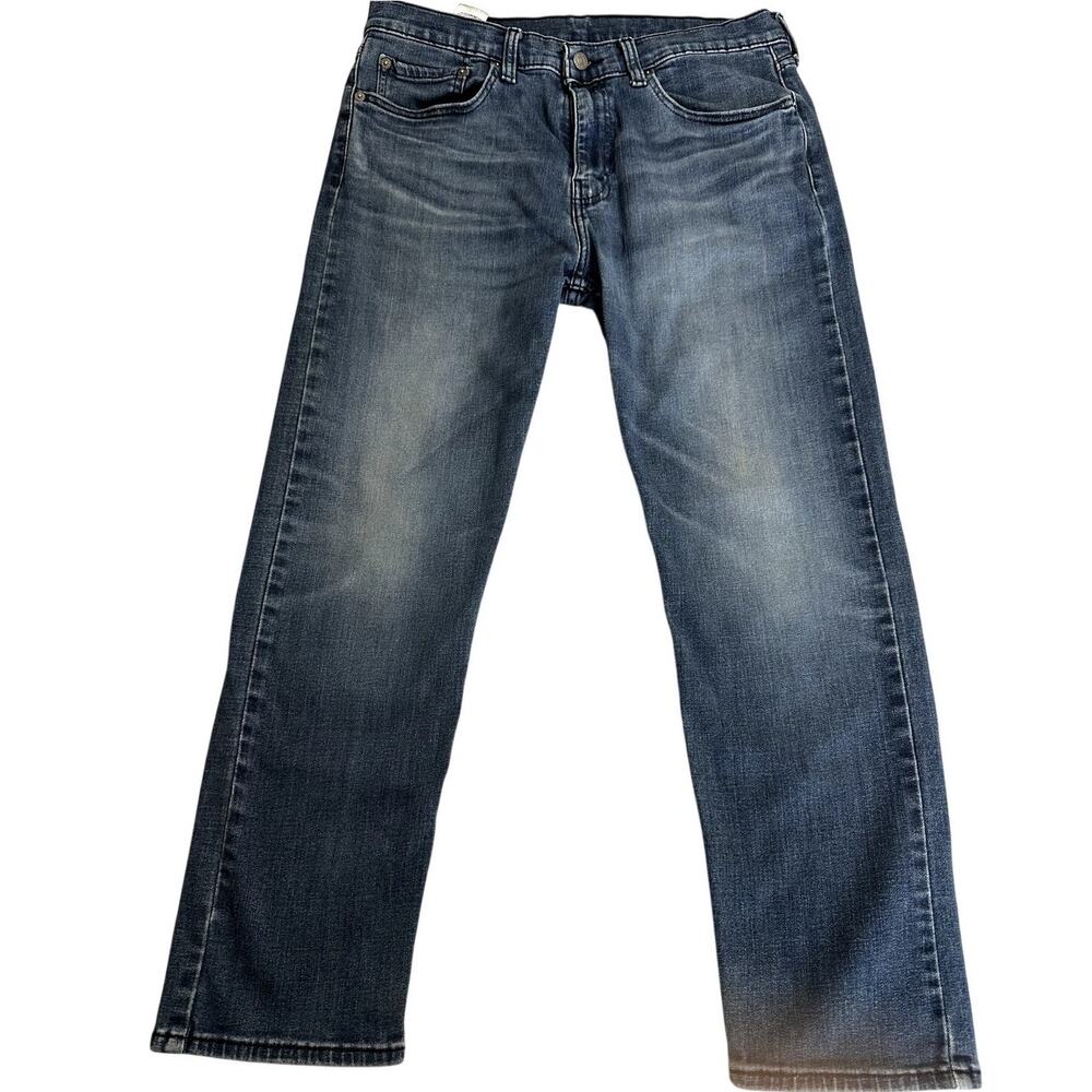 Levis 502 Jeans Mens 34x29 Blue Regular Taper Fit